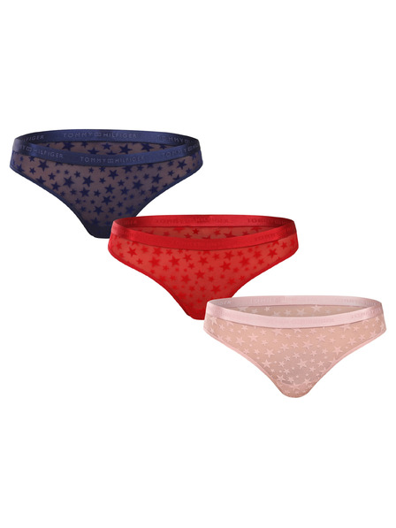 Tommy Hilfiger Set od tri - ženski tangi Tommy Hilfiger šareni