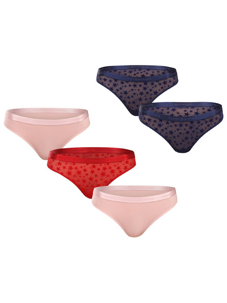 Tommy Hilfiger Set od pet - ženski tangi Tommy Hilfiger šareni