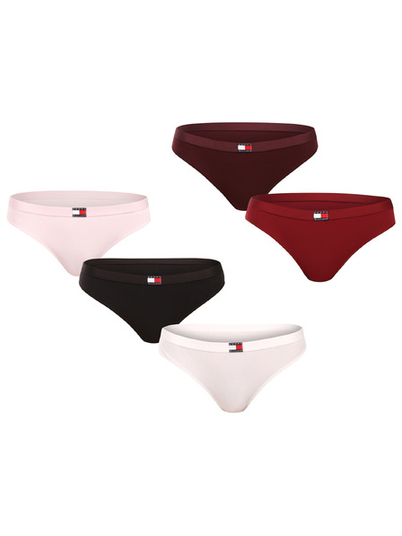 Tommy Hilfiger Set od pet - ženski tangi Tommy Hilfiger šareni