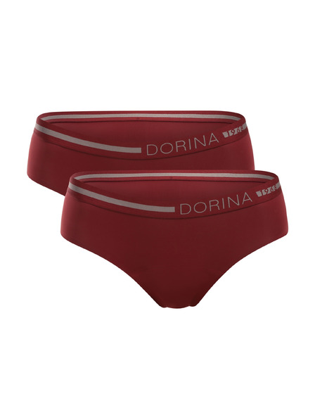 DORINA Set od dva - Menstrualne gaćice Dorina Eco Moon Hipster crvene