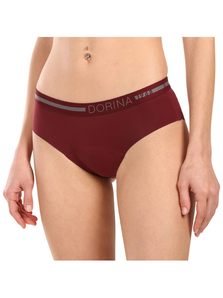 DORINA Set od dva - Menstrualne gaćice Dorina Eco Moon Hipster crvene