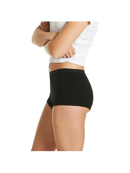 Love Luna Menstruacijske gaćice za djevojke Love Luna Shortie Brief Black Hearts