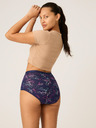 Modibodi Menstruacijske gaćice Modibodi Classic Full Brief Moderate-Heavy Passion Vine Navy