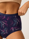 Modibodi Menstruacijske gaćice Modibodi Classic Full Brief Moderate-Heavy Passion Vine Navy