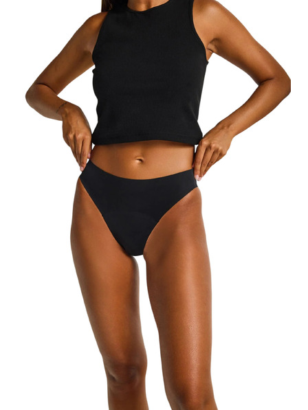 Modibodi Menstruacijske gaćice Modibodi Seamfree Hi Waist Cheeky Moderate Black