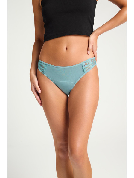 Modibodi Menstruacijske gaćice Modibodi Sensual Cheeky Brief Moderate-Heavy Arizona Blue