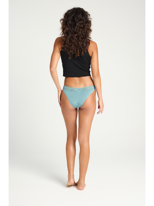 Modibodi Menstruacijske gaćice Modibodi Sensual Cheeky Brief Moderate-Heavy Arizona Blue