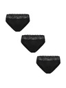 Modibodi Set od tri - Menstruacijske gaćice Modibodi Sensual Hi-Waist Bikini Moderate-Heavy