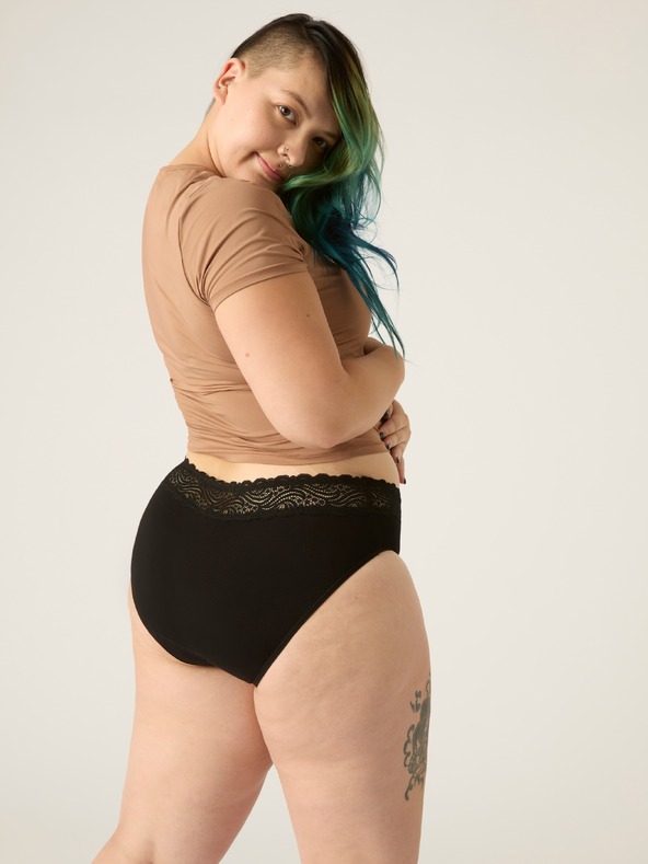 Modibodi Menstruacijske gaćice Modibodi Sensual Hi-Waist Bikini Moderate-Heavy