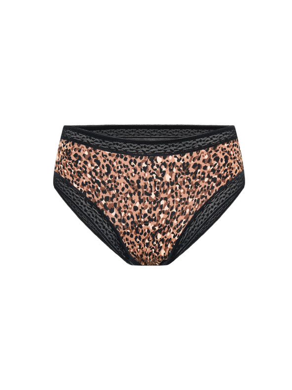 Modibodi Menstruacijske gaćice Modibodi Sensual Boyleg Light Animalia Brown
