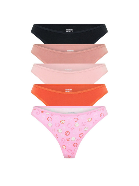 Modibodi Paket od pet - Menstruacijski tanga Modibodi Happy Place Multi