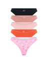 Modibodi Paket od pet - Menstruacijski tanga Modibodi Happy Place Multi