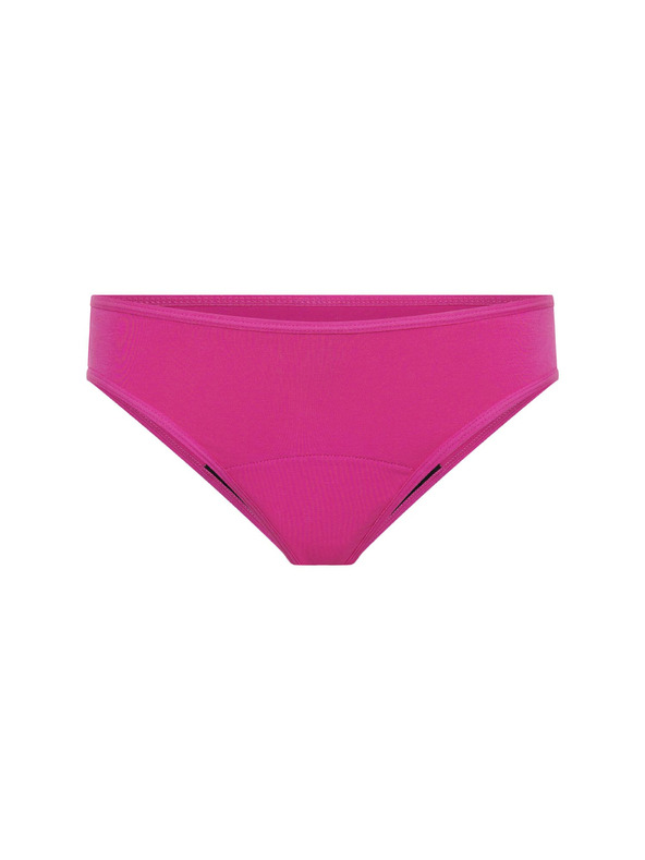 Modibodi Menstruacijske gaćice Modibodi Basic Mid-Rise Brief Moderate-Heavy Fandango Pink