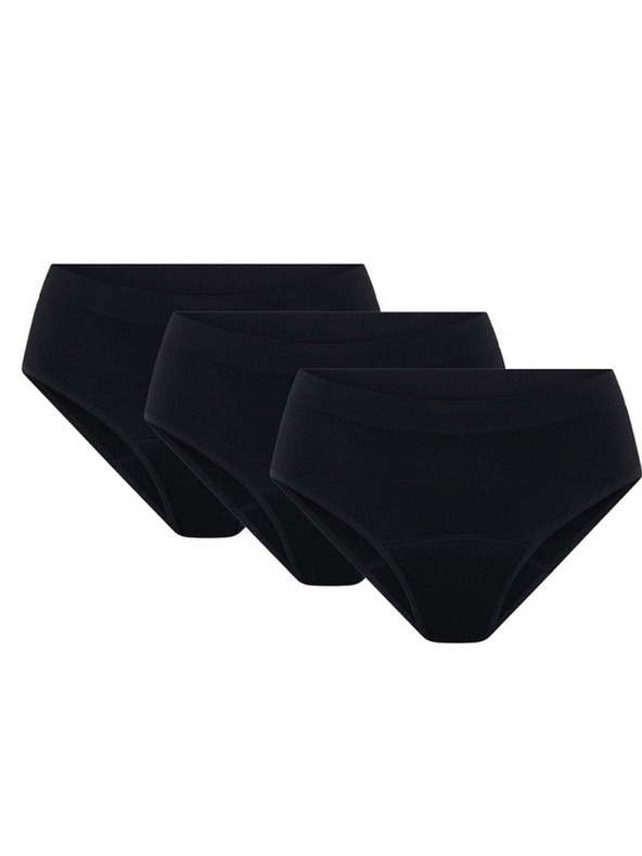 Modibodi Paket od tri - Menstruacijske gaćice Modibodi Soft Stretch Seamless Bikini Brief Moderate