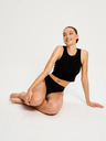 Modibodi Menstruacijski tanga Modibodi Modicomfort Seamless Hi Waist Thong Light Black