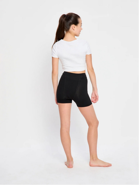 Modibodi Paket od dvije - Djevojačke menstruacijske gaćice za spavanje Modibodi Teen Sleep Short Super Black