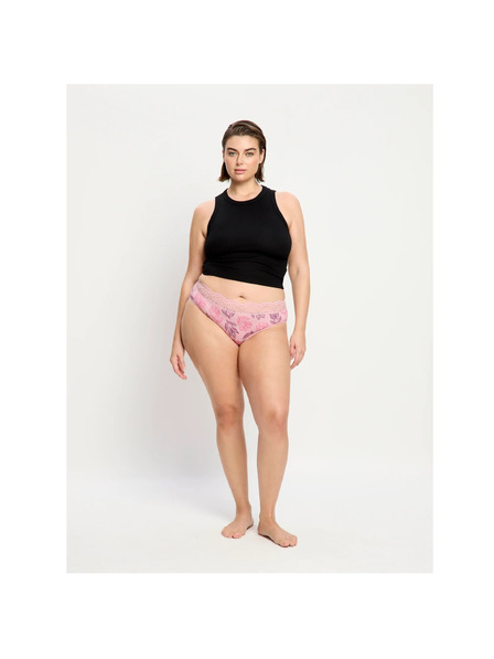 Modibodi Menstrualne gaće Modibodi Sensual Hi-Waist Bikini Moderate-Cassia Pink