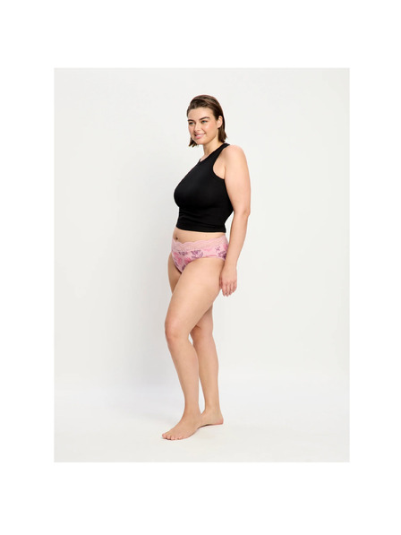 Modibodi Menstrualne gaće Modibodi Sensual Hi-Waist Bikini Moderate-Cassia Pink