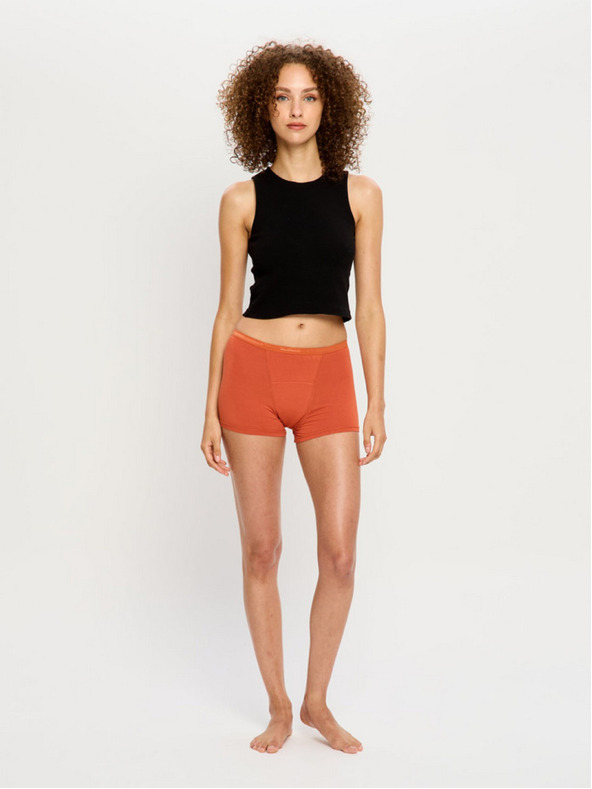 Modibodi Menstrualne gaće Modibodi Classic Boyshort Super Burnt Brick