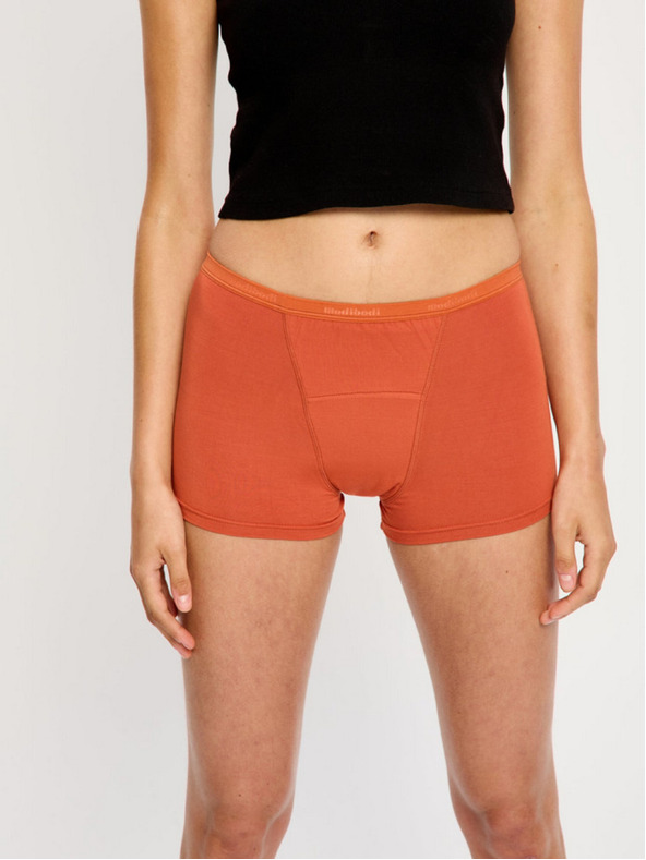 Modibodi Menstrualne gaće Modibodi Classic Boyshort Super Burnt Brick