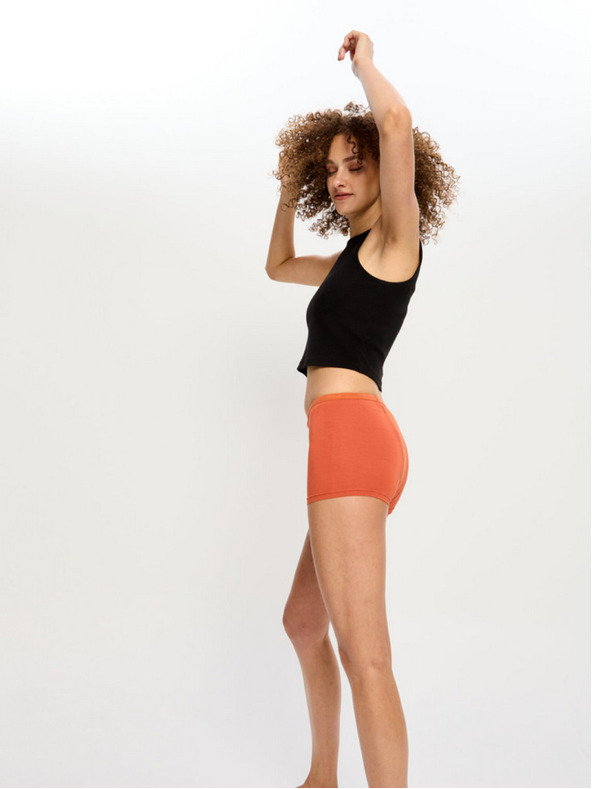 Modibodi Menstrualne gaće Modibodi Classic Boyshort Super Burnt Brick