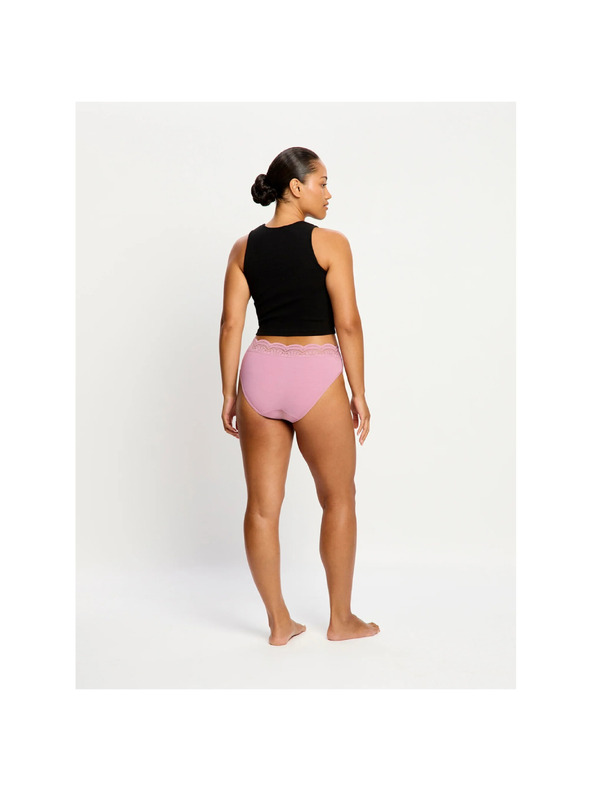 Modibodi Menstrualne gaće Modibodi Sensual Hi-Waist Bikini Light Dusky Orchid