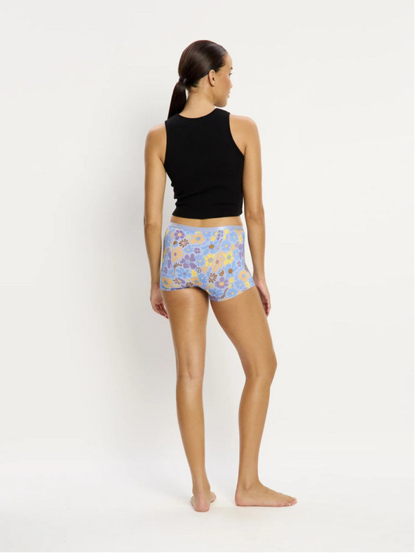 Modibodi Menstrualne gaće Modibodi Classic Boyshort Moderate Happy Daisy Blue