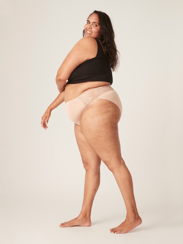 Modibodi Menstrualne gaće Modibodi Sensual French Cut Moderate-Heavy Beige