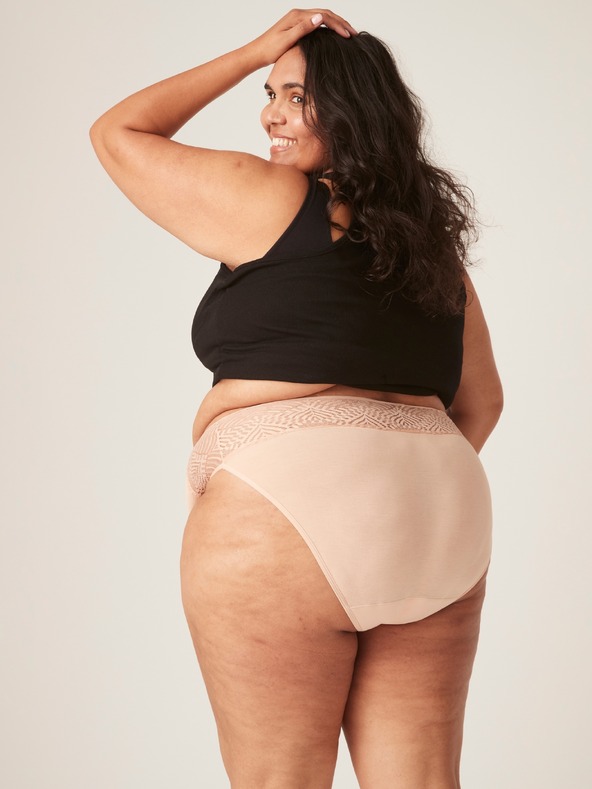 Modibodi Menstrualne gaće Modibodi Sensual French Cut Moderate-Heavy Beige