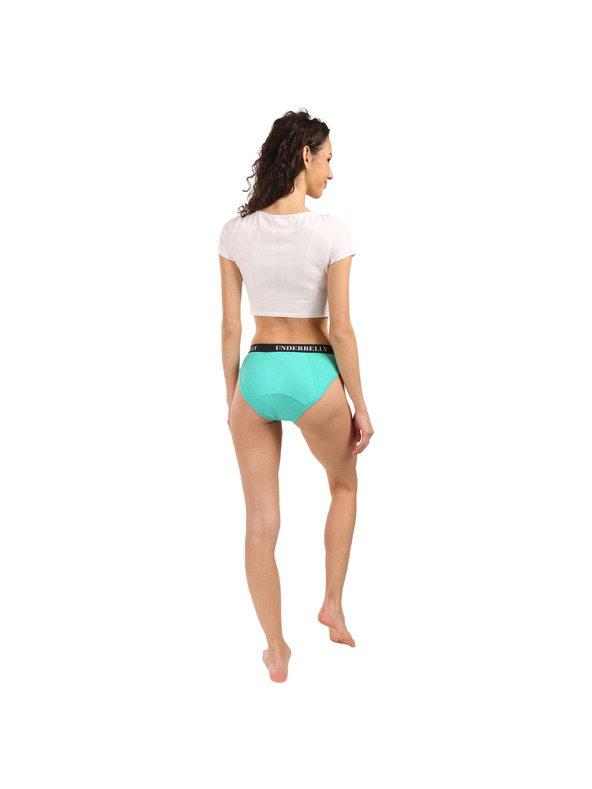 Underbelly Menstrualne gaće Underbelly Univers zelene