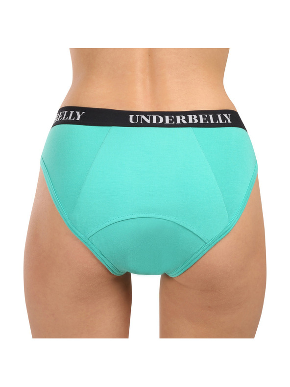 Underbelly Menstrualne gaće Underbelly Univers zelene