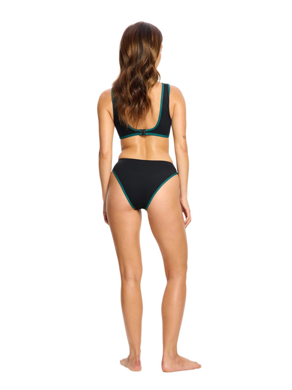 Modibodi Menstruacijske kupaće gaće Puma & Modibodi Hi-Leg Cheeky Bottom Super Black Orchid donji dio