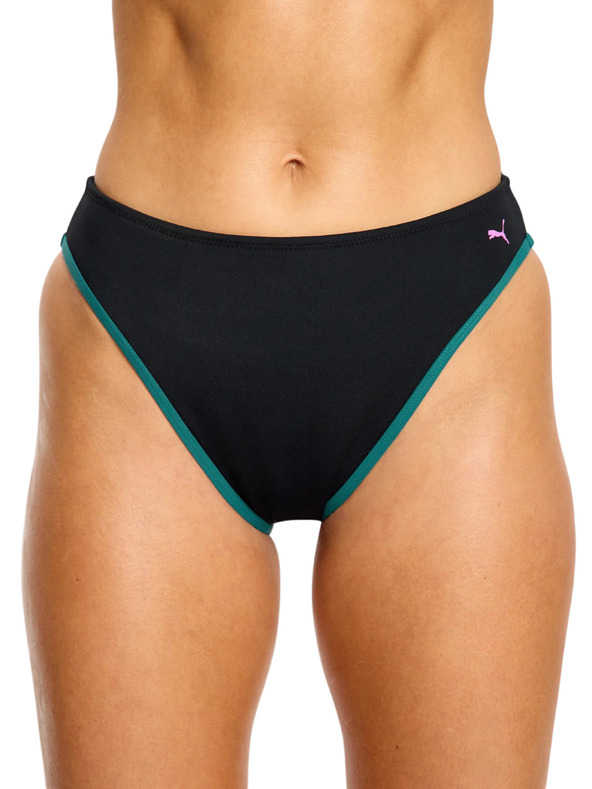 Modibodi Menstruacijske kupaće gaće Puma & Modibodi Hi-Leg Cheeky Bottom Super Black Orchid donji dio