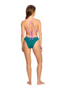 Modibodi Menstruacijske kupaće gaće Puma & Modibodi Deep Plunge One Piece Super Emerald Ice