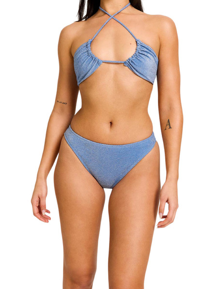 Modibodi Menstrualne kupačice Modibodi Shimmer Hi-Leg Cheeky Mineral Blue donji dio