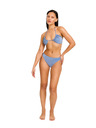 Modibodi Menstrualne kupačice Modibodi Shimmer Hi-Leg Cheeky Mineral Blue donji dio