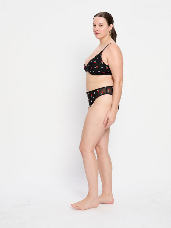 Modibodi Grudnjak Modibodi Intimates V Day Bralette Black Rose