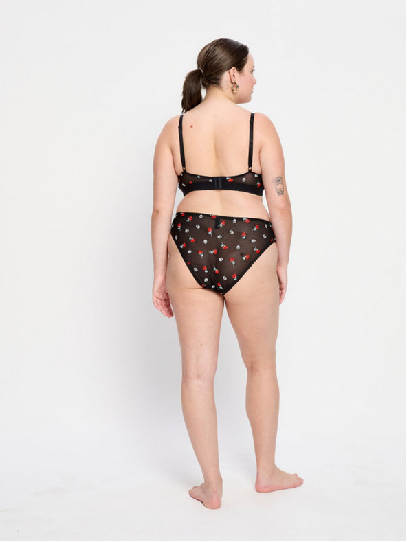 Modibodi Grudnjak Modibodi Intimates V Day Bralette Black Rose
