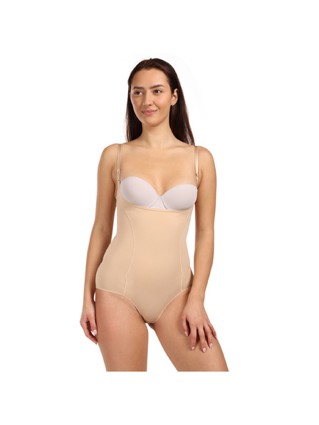 Julimex Ženski body Julimex oblikovavajući bež