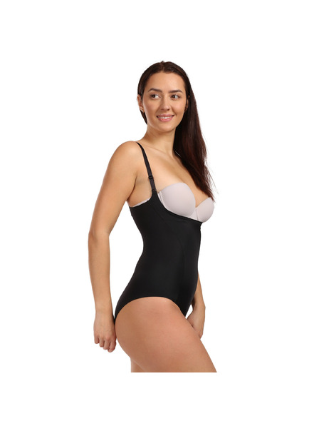 Julimex Ženski body Julimex oblikovavajući crni