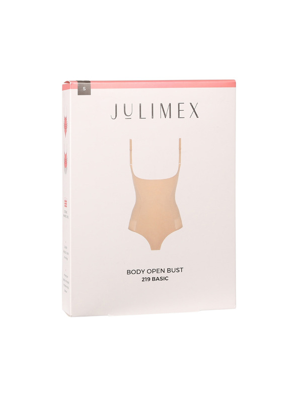 Julimex Ženski body Julimex oblikovavajući crni
