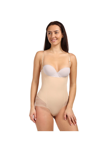 Julimex Ženski body Julimex oblikovavajući bež