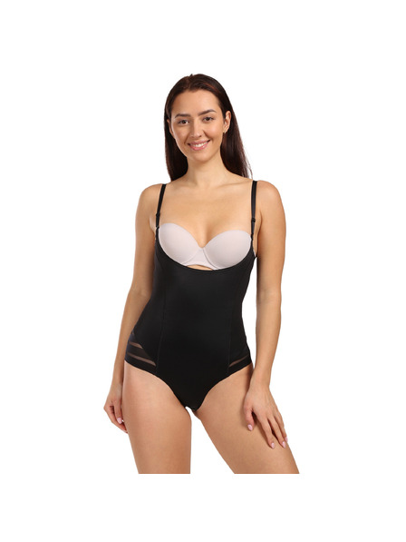 Julimex Ženski body Julimex oblikovavajući crni