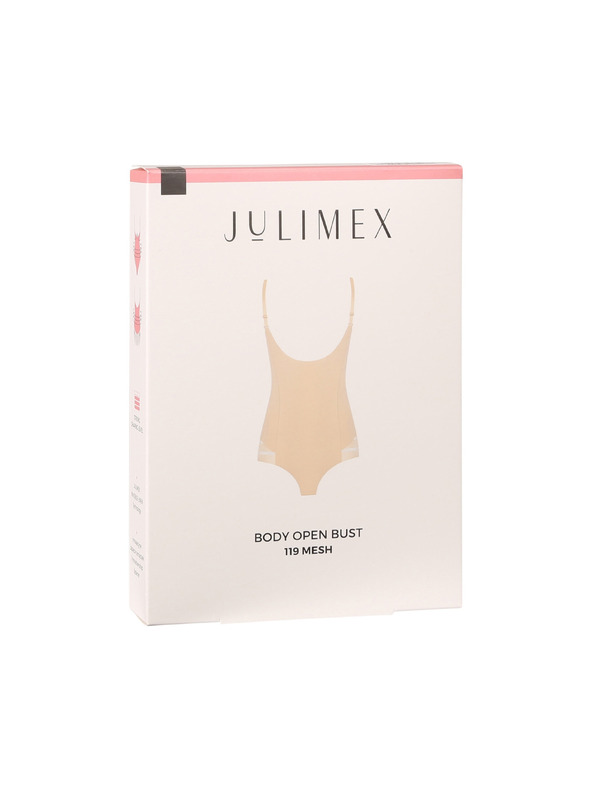Julimex Ženski body Julimex oblikovavajući crni