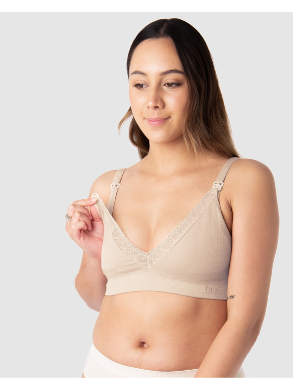 Hotmilk Ženski grudnjak Hotmilk Caress Seamfree Bamboo REGULAR CAP za dojenje bež