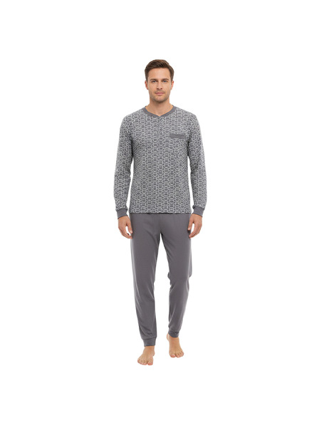 Gianvaglia Muške pižame Gianvaglia šarene (2501/grey)