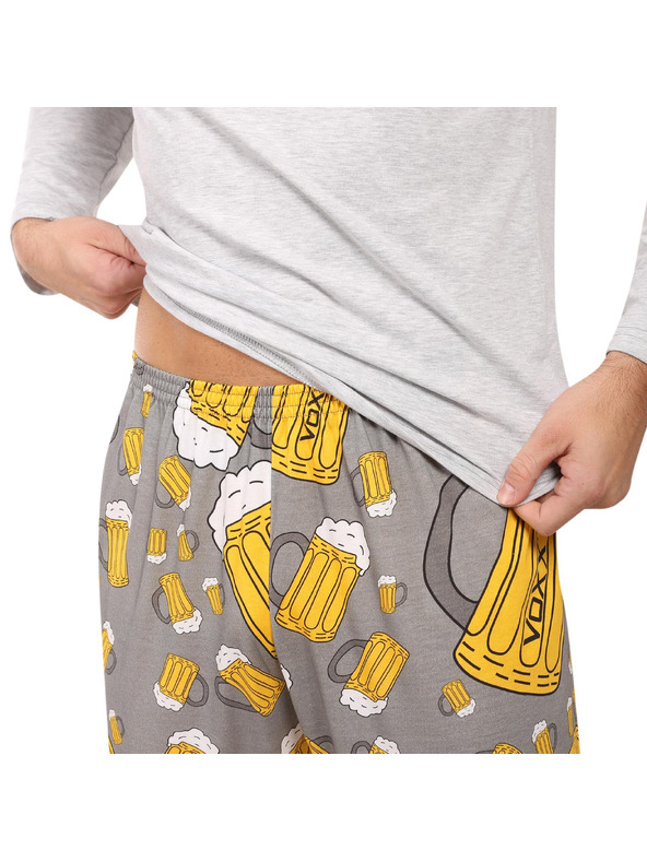 Lonka Muška pižama Lonka višebojna (Lopping pivo/ispis mele)