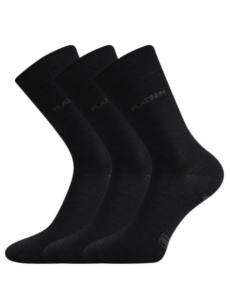 Lonka Set od tri - čarape Lonka visoke crne