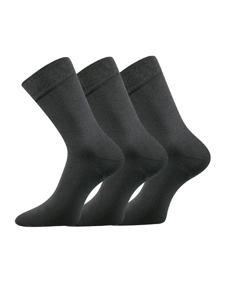 Lonka Set od tri - čarape Lonka tamno sive