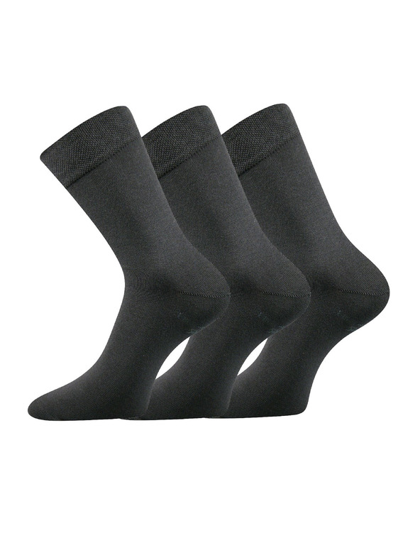 Lonka Set od tri - čarape Lonka tamno sive